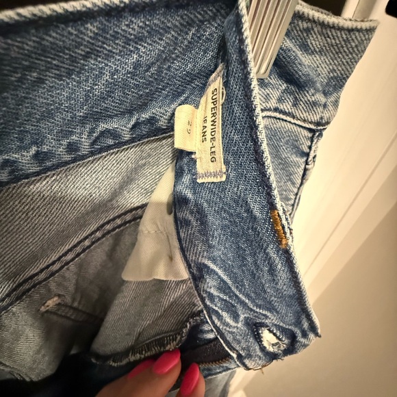 Madewell Super Wide Leg Jeans: Billings Wash - Picture 4 of 4
